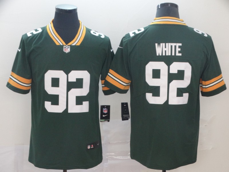 مرنه Nike Green Bay Packers #98 Letroy Guion White Men's Stitched NFL Vapor Untouchable Limited Jersey مرنه